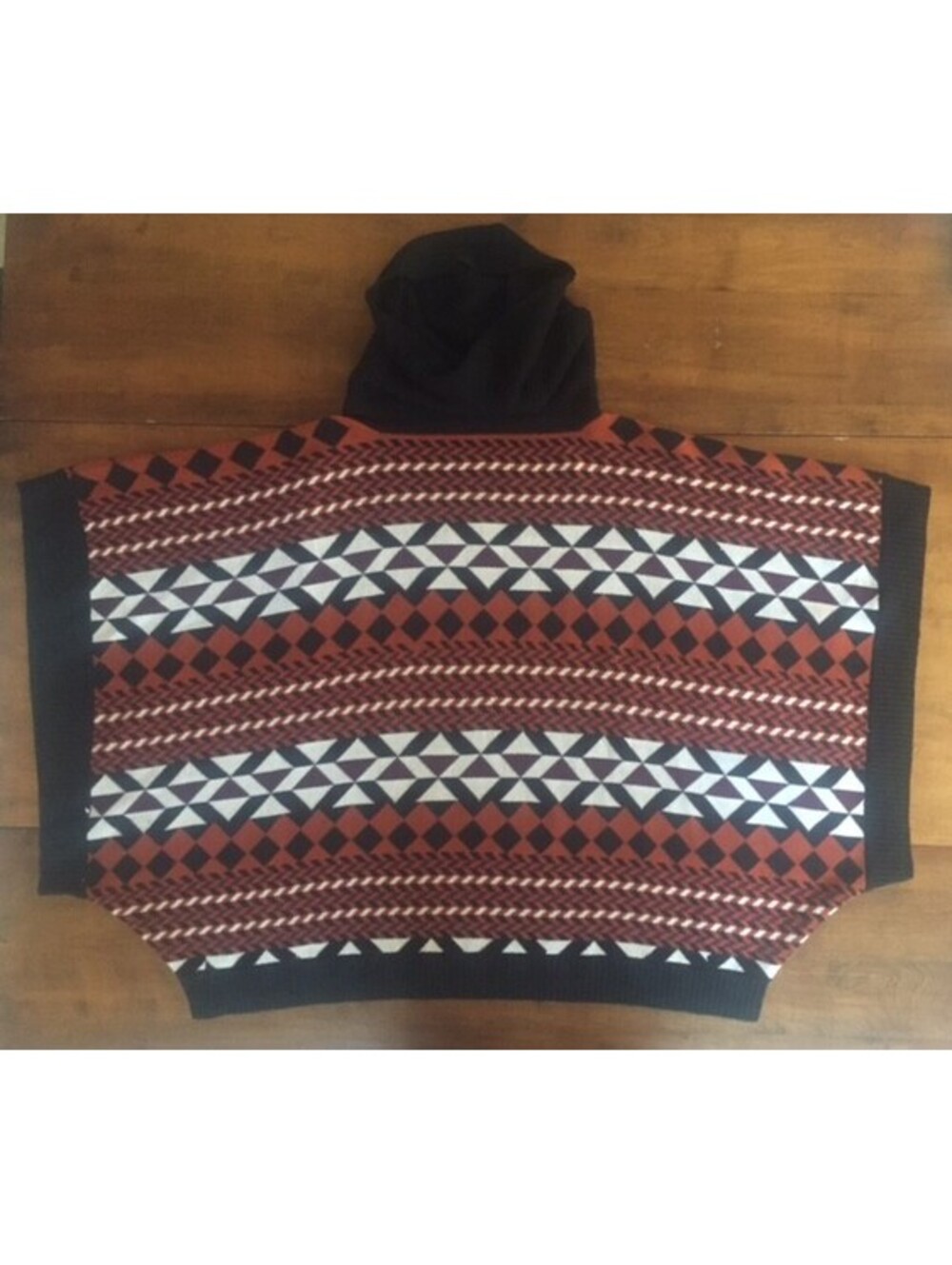 Womens ANTHROPOLOGIE AMBAR PONCHO SWEATER by The Addison Story AZTEC   Size M/L